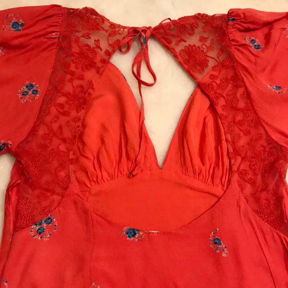 Free People Mockingbird Mesh Dress.2,4,6 - Picture 5 of 8